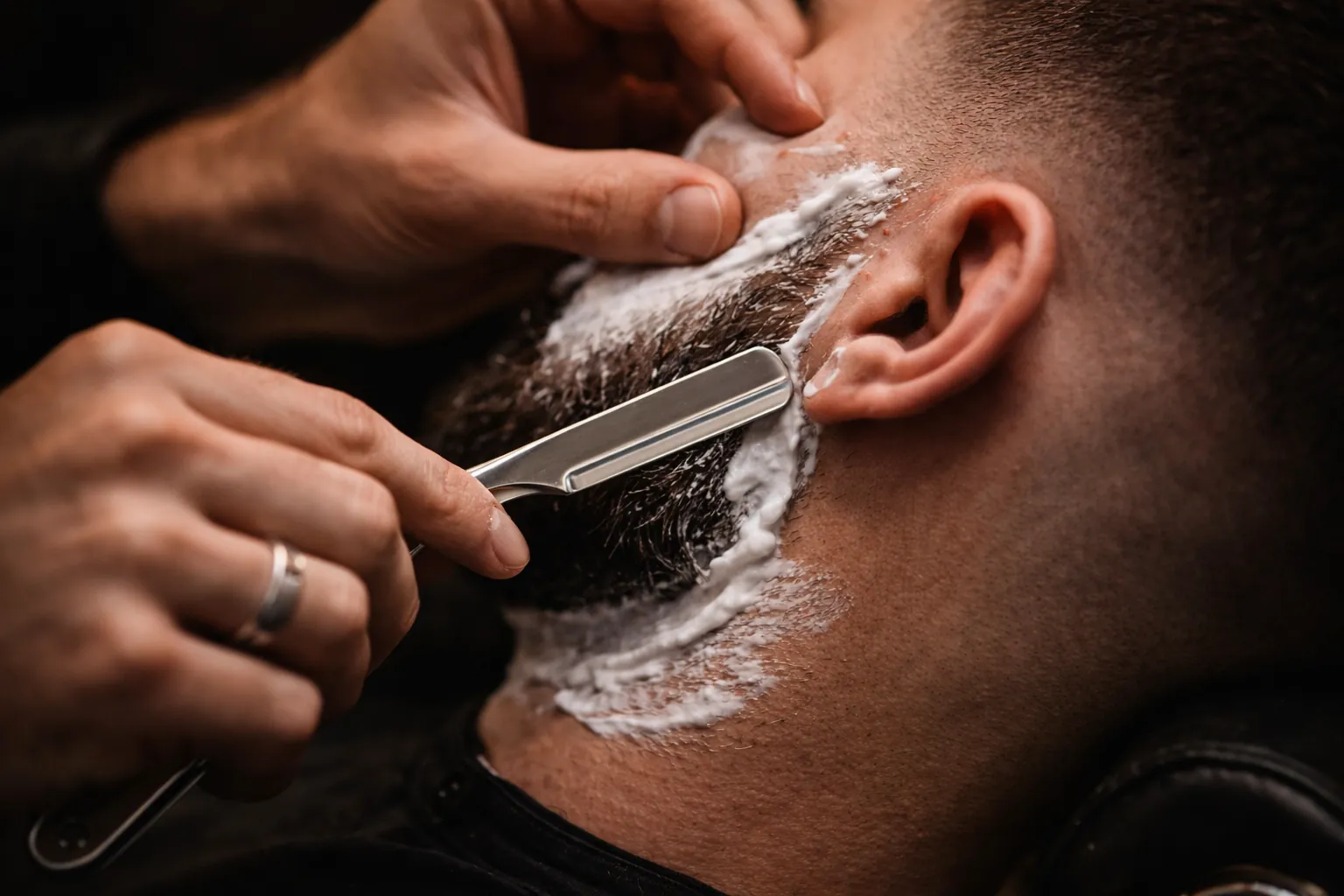 Trabajo de barbería
