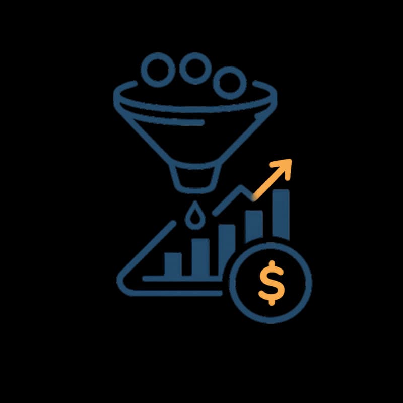 Icono de Marketing y Estrategia Comercial